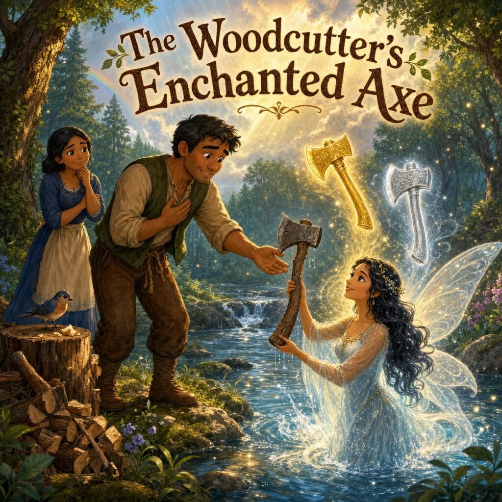 The Woodcutter's Enchanted Axe