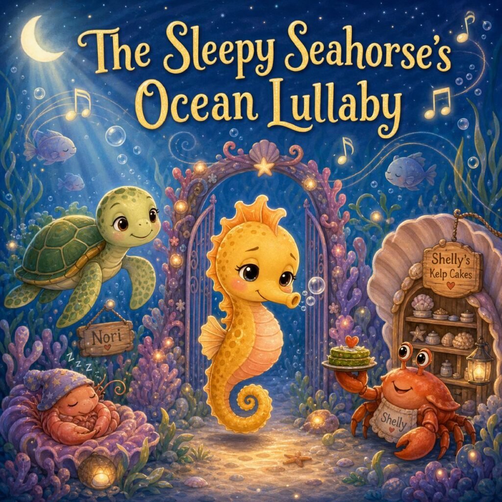 The Sleepy Seahorse's Ocean Lullaby