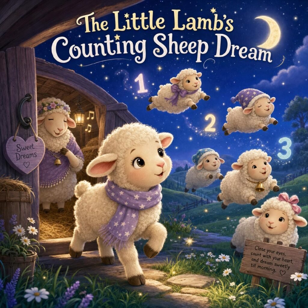 The Little Lamb's Counting Sheep Dream